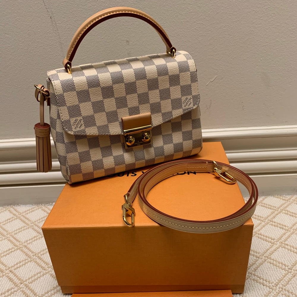 Louis Vuitton Croisette Damier Azur Canvas Bag